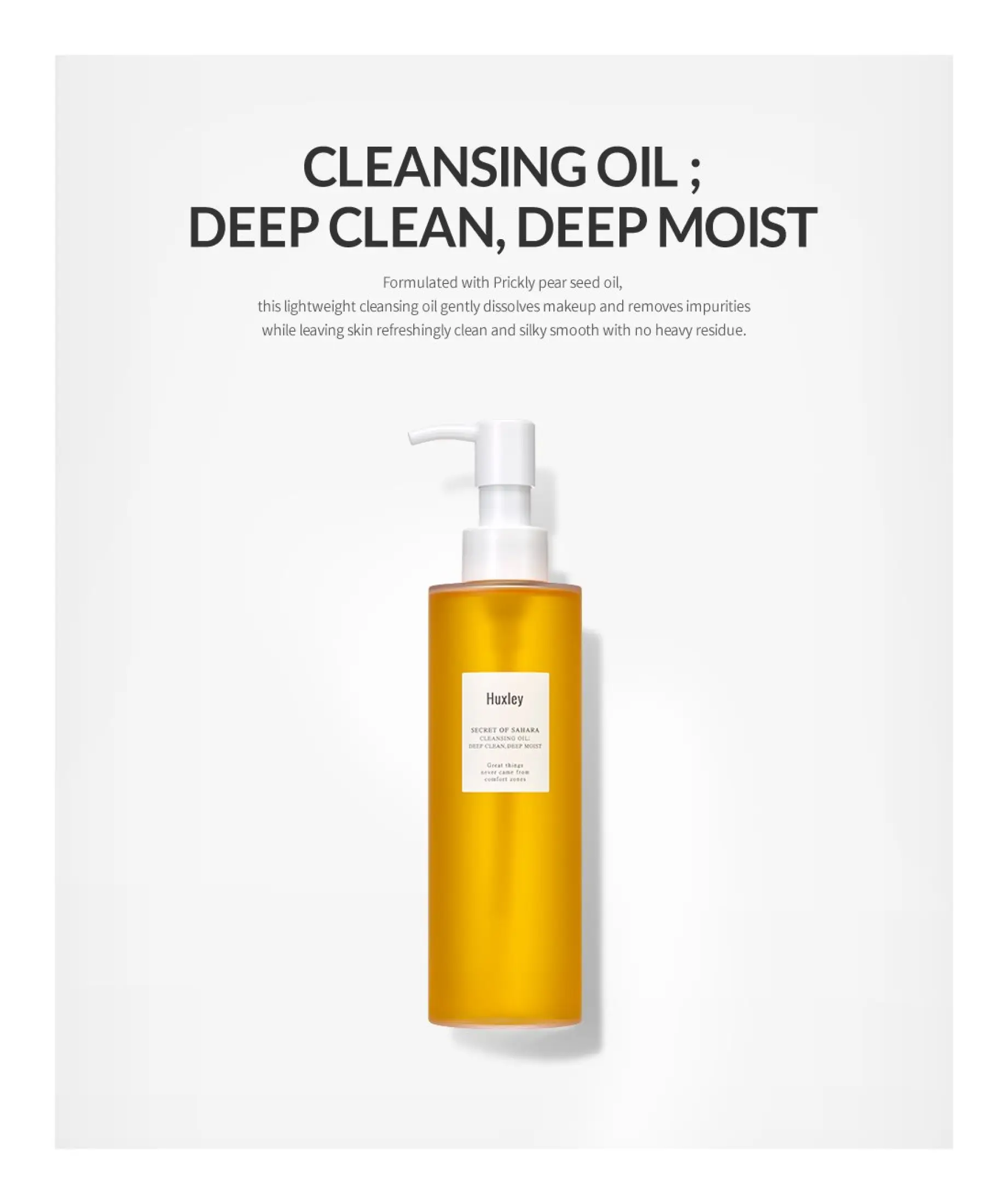cleansing oil deep