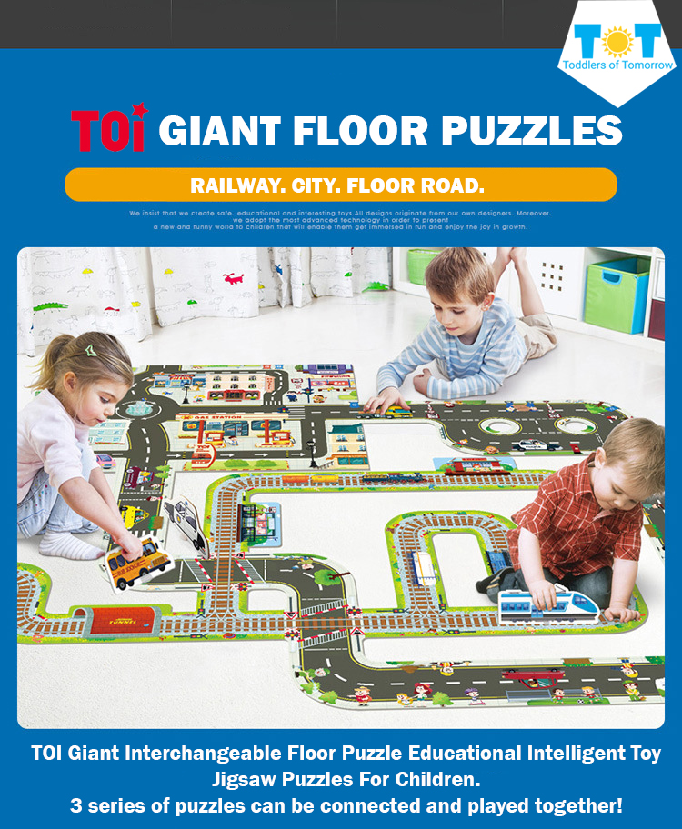 Toi Giant Floor Puzzles Jigsaw Puzzle For Kids Great Christmas