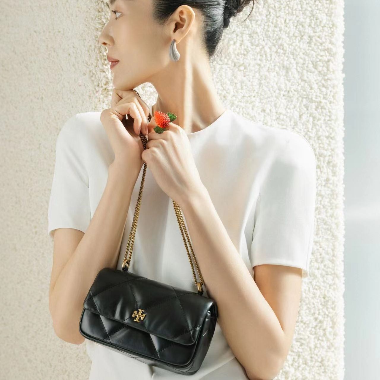 ショルダーバッグ・ポシェット TORY BURCH Woman Crossbody bags Beige 169179 254 Women's Designer Beige Handbags | Tory Burch