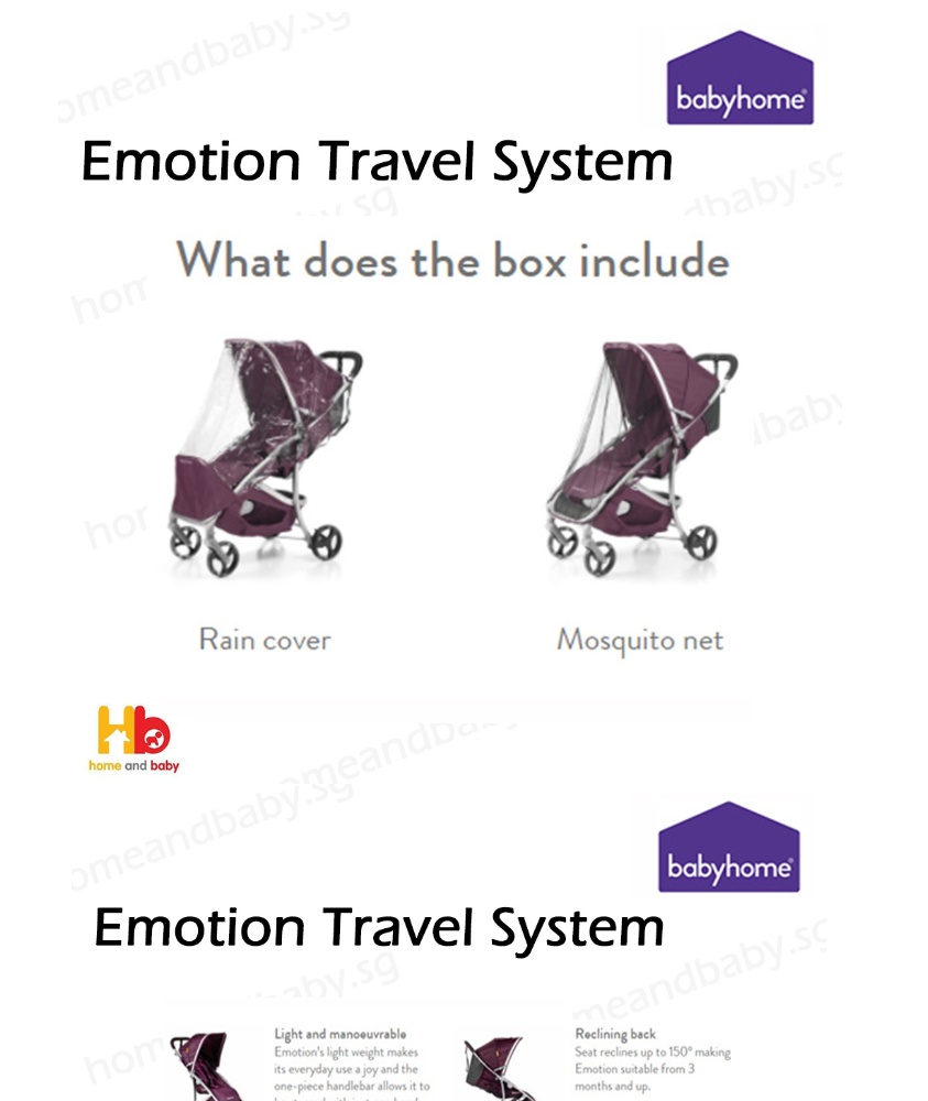 babyhome emotion travel system