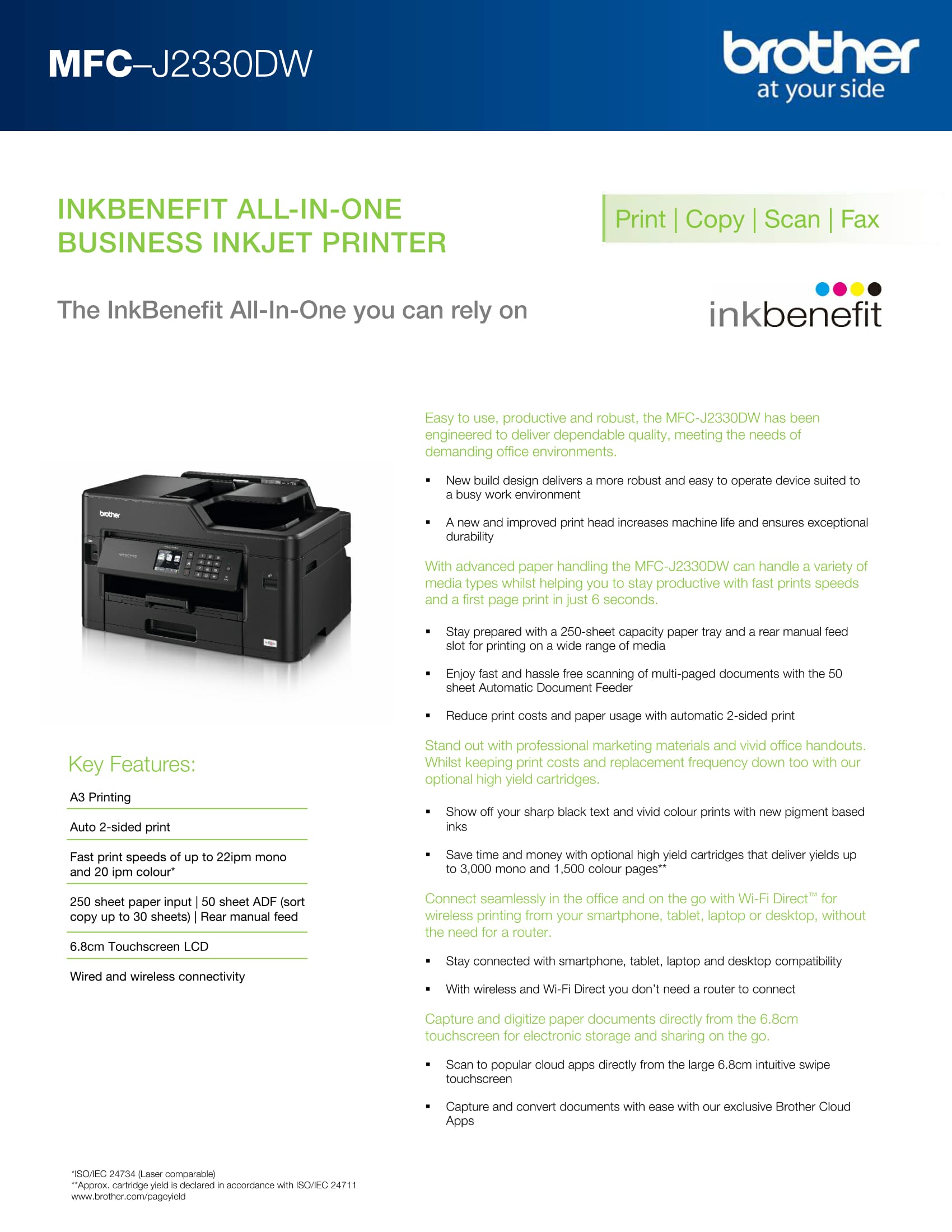 mode timer brother printer