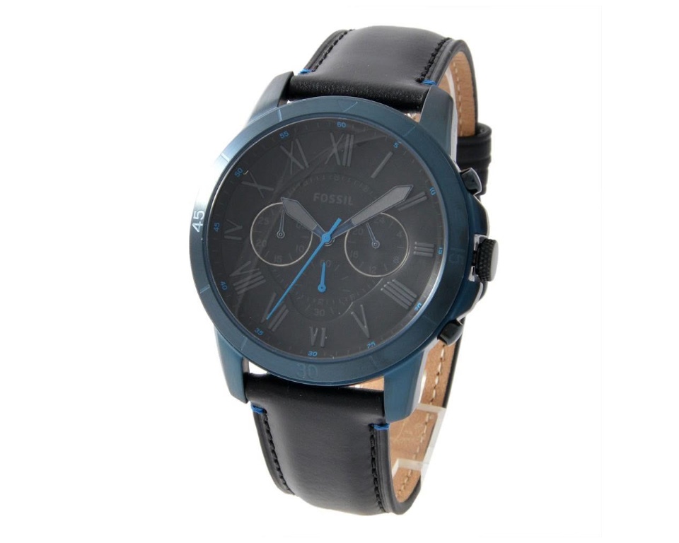 Fossil FS5342 Grant Chronograph Black 