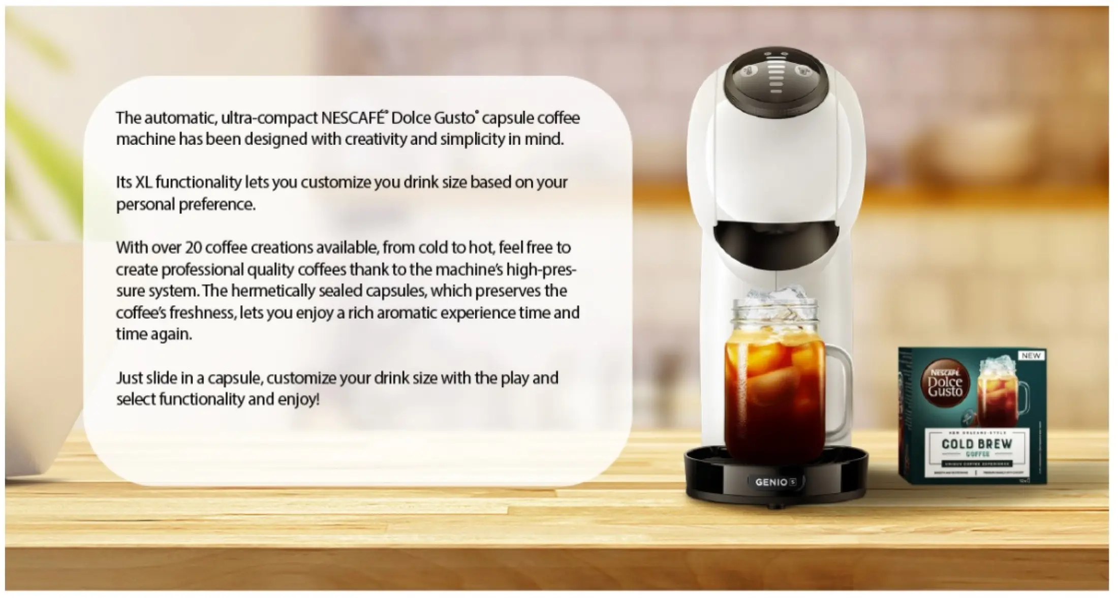 Nescafe Dolce Gusto Genio S Basic Coffee Machine With 3 Boxes Nescafe Dolce Gusto Capsules Lazada Singapore
