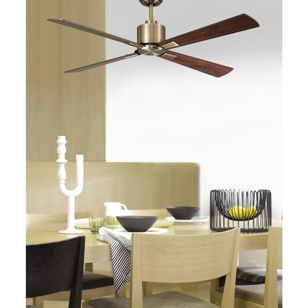 Airfusion Climate Ii Dc Australian Designer Low Energy Dc Ceiling Fan Climate 52 Antique Brass White Brush Chrome With Installation Options
