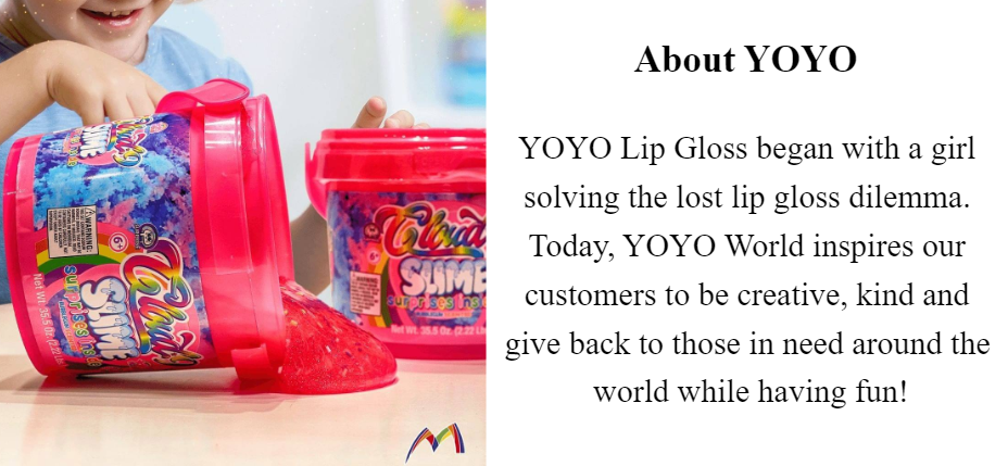 diy confetti slime yoyo lip gloss