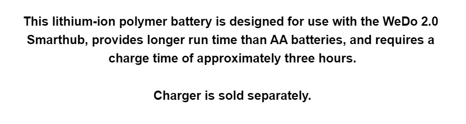 lego wedo battery