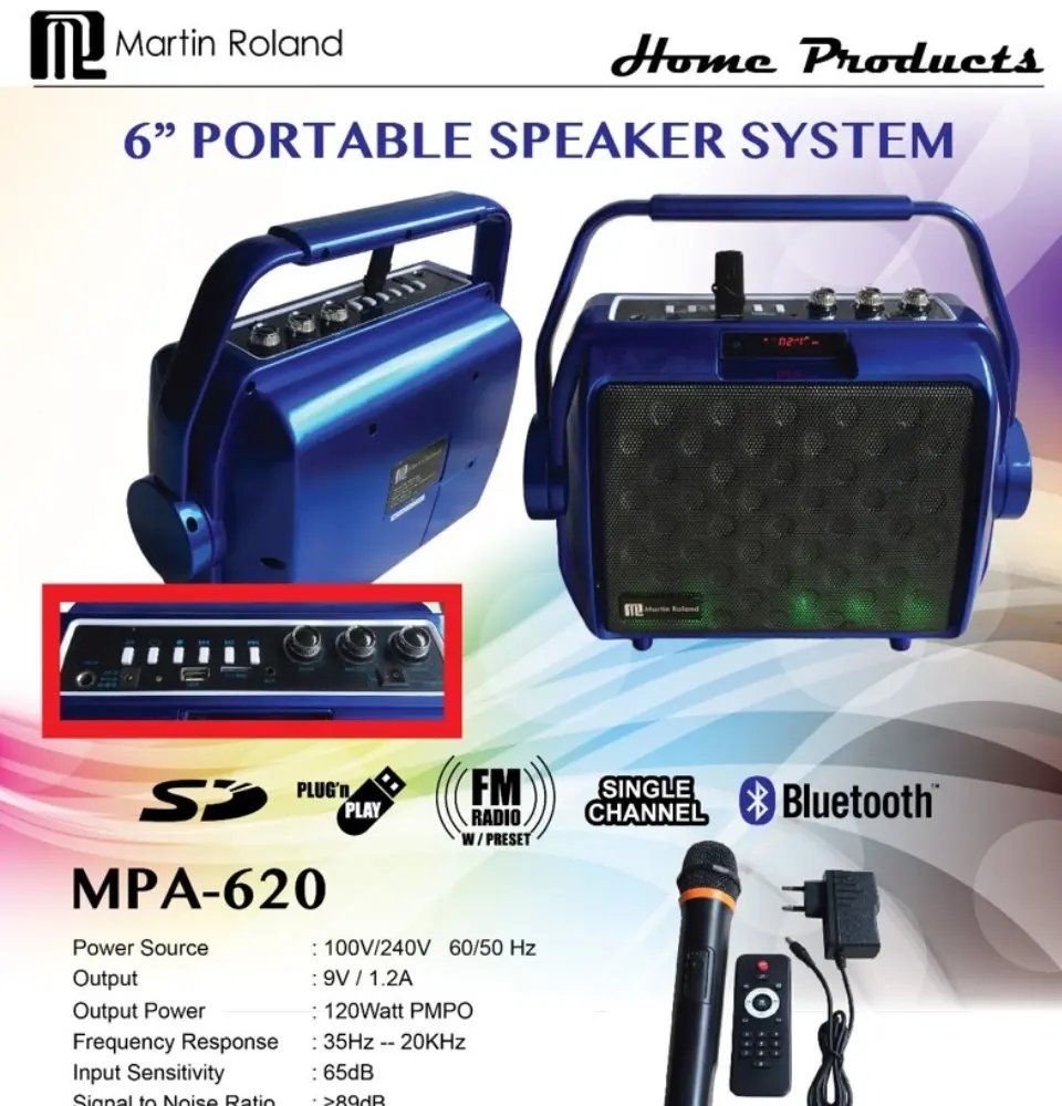 martin roland portable speaker
