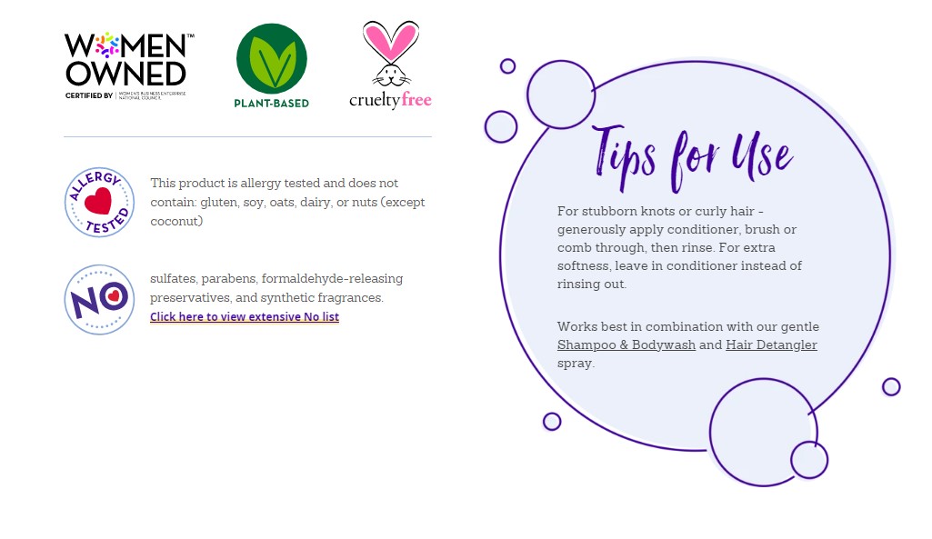 California Baby Hair Conditioner - Calming (8.5oz / 19oz) -Baby Product 0c98a1f7ddec57f2cd470ae7785867d2