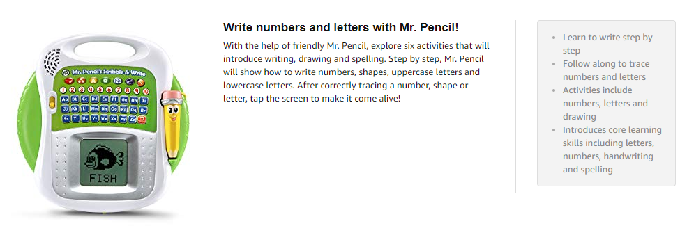 vtech mr pencil
