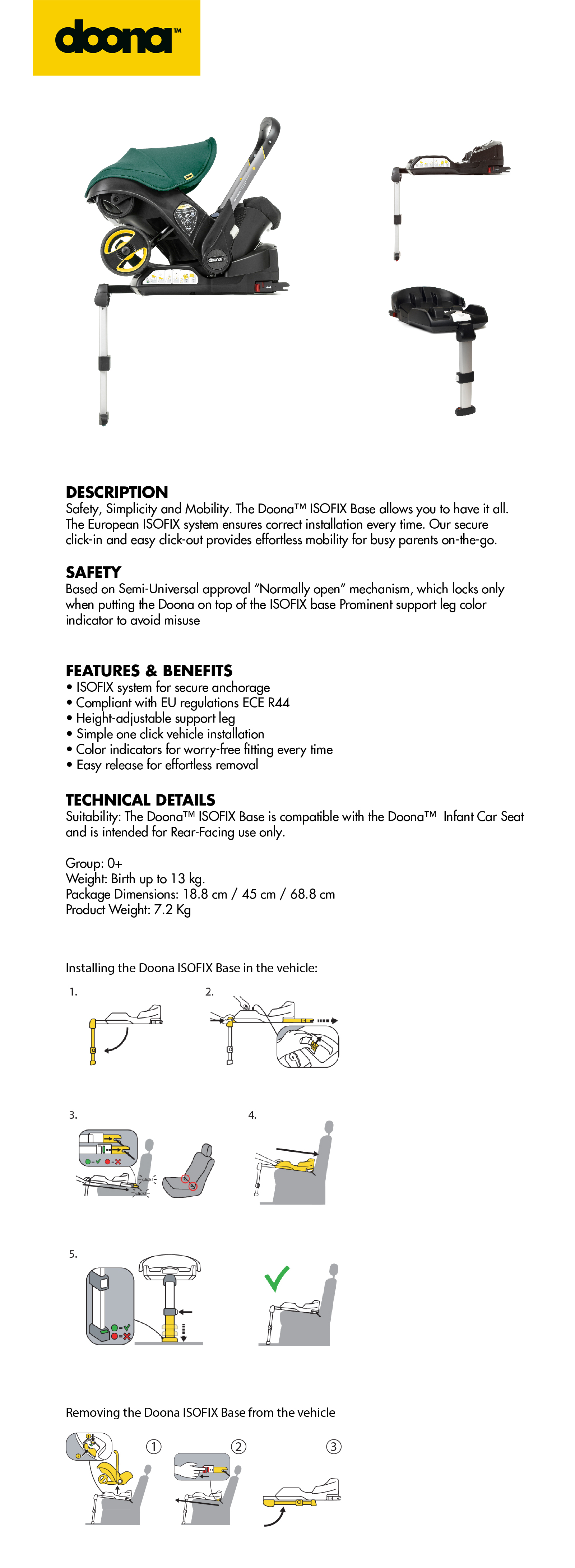 removing isofix base