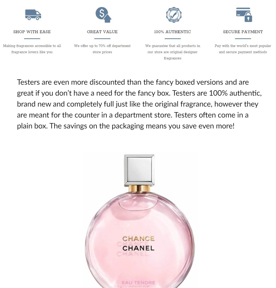 Chanel Chance Eau Tendre EDP for Women (150ml Tester) Eau de