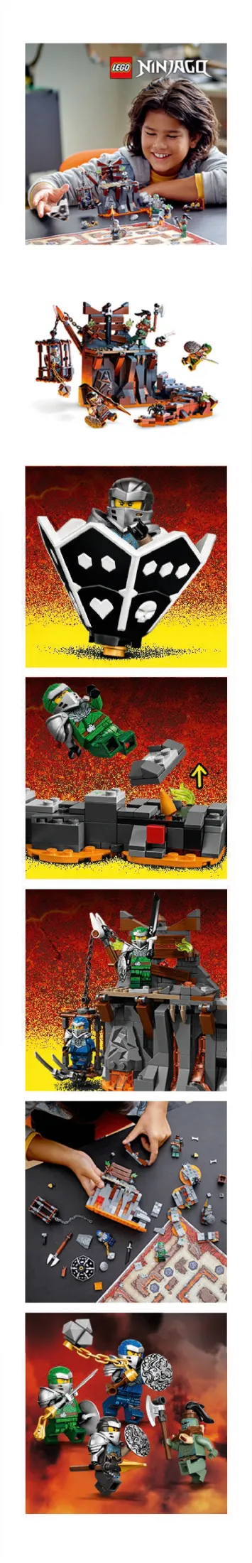 Lego Ninjago Journey To The Skull Dungeons 401 Pieces Lazada Singapore