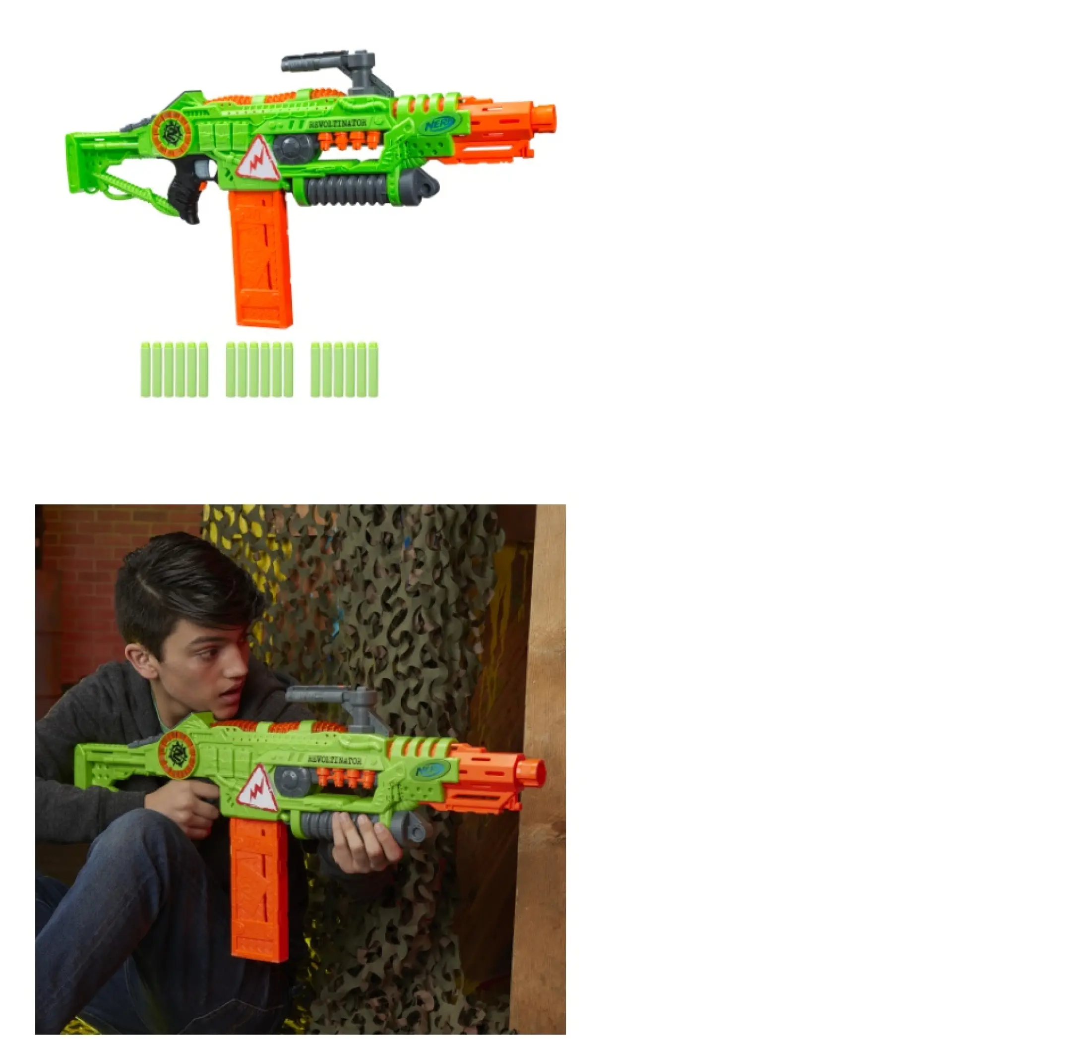nerf zombie strike revoltinator toy blaster stores