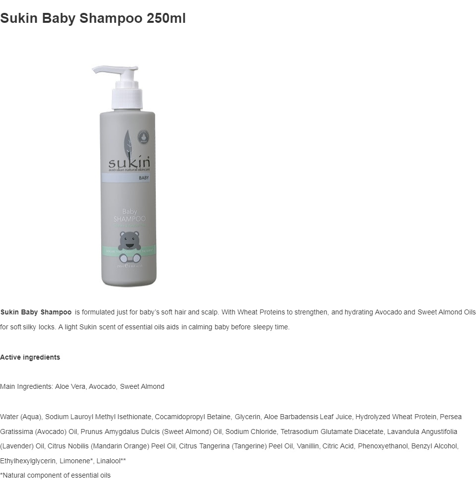 sukin baby shampoo