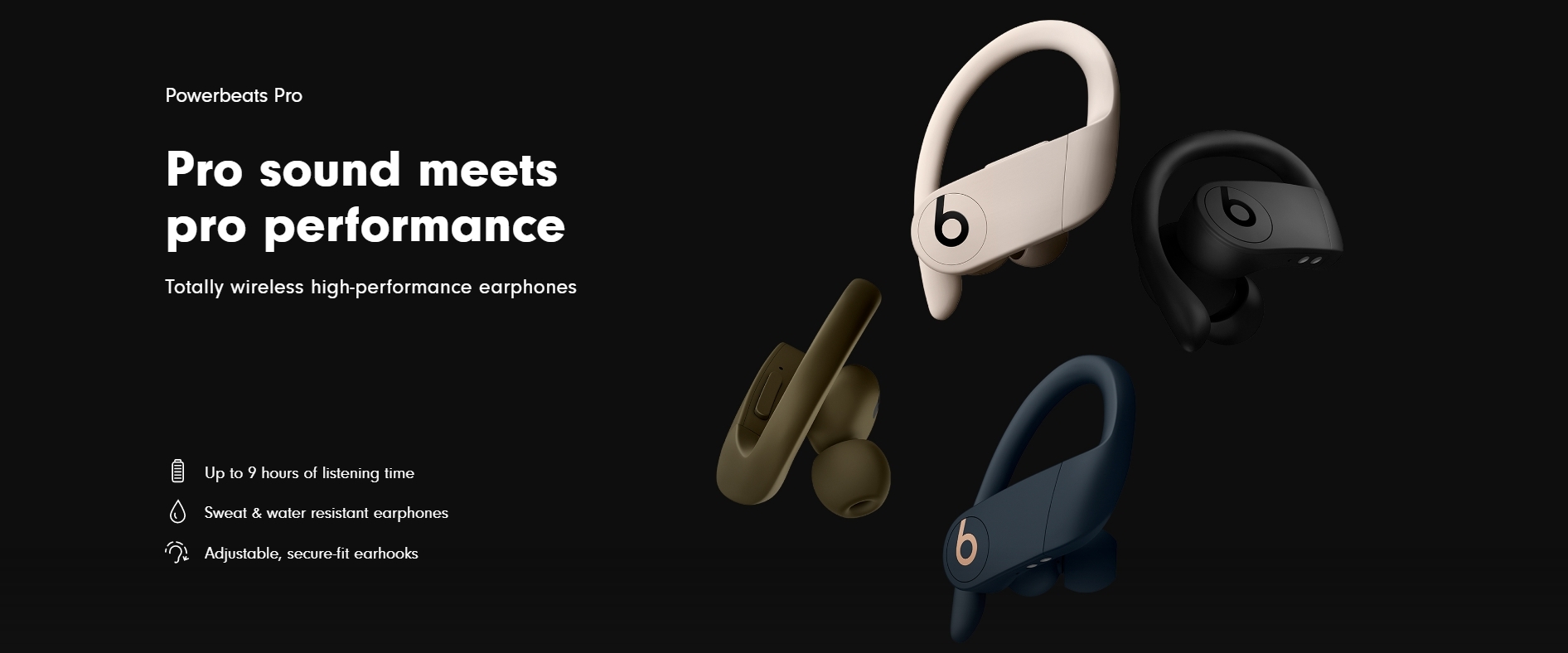 powerbeats pro listening time