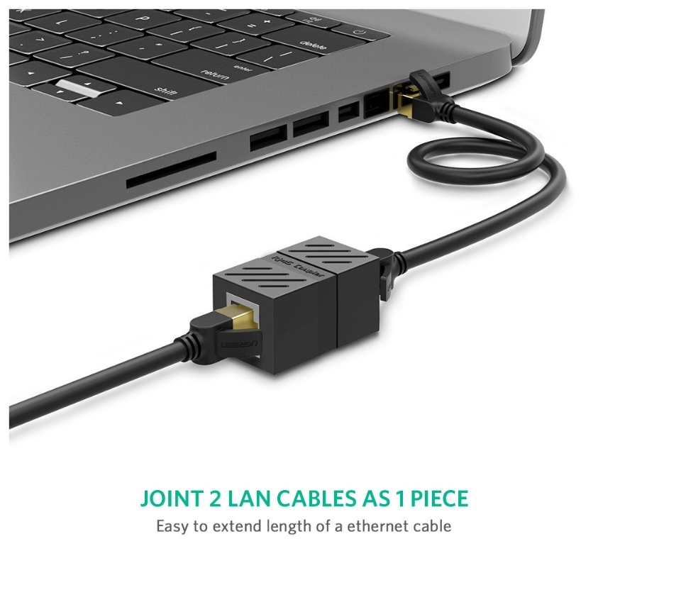 <article class="lzd-article" style="white-space: break-spaces;"> <ul> <li style="line-height: 1.7; text-align: left; text-indent: 0;">USAGE: Ugreen RJ45 Coupler extender is ideal for extending ethernet connection by connecting 2 short network cables together.</li> <li style="line-height: 1.7; text-align: left; text-indent: 0;">SAFE And SECURE: With nickel plated contacts and easy snap-in retaining clip, the coupler ensure a secure and corrosion free connection.</li> <li style="line-height: 1.7; text-align: left; text-indent: 0;">COMPATIBILITY: This 8P8C female to female Ethernet coupler jack is compatible with Cat7, Cat6 Cat5e, Cat5 network.</li> <li style="line-height: 1.7; text-align: left; text-indent: 0;">HIGH PERFORMANCE: RJ45 inline jack coupler meets Category 6 performance in compliance with the TIA/EIA 568-C.2 standard. It is RoHS compliant.</li> </ul> </article>