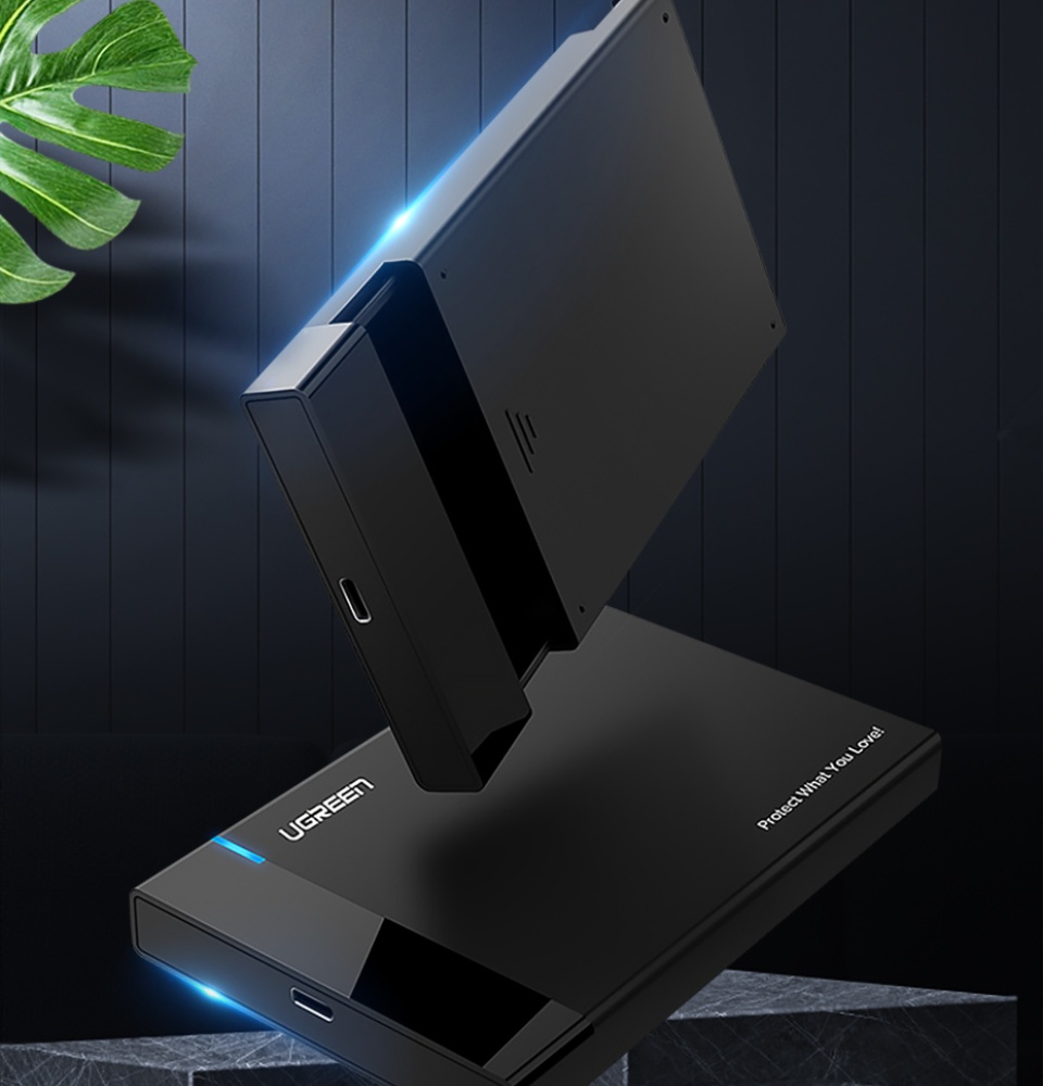 Ugreen 2.5-inch Hard Drive Enclosure USB 3.0 1 <article class="lzd-article" style="white-space: break-spaces;"> <p style="line-height: 1.7; text-align: left; text-indent: 0; margin-left: 0; margin-top: 0; margin-bottom: 0;">2 Models in this listing</p> <ul> <li style="line-height: 1.7; text-align: left; text-indent: 0px;">Fixed Wire: USB3.0 , non-detachable wire.</li> <li style="line-height: 1.7; text-align: left; text-indent: 0px;">Type C: Type C port enclosure, comes with USB3.0 to Type C cable.</li> </ul> </article>