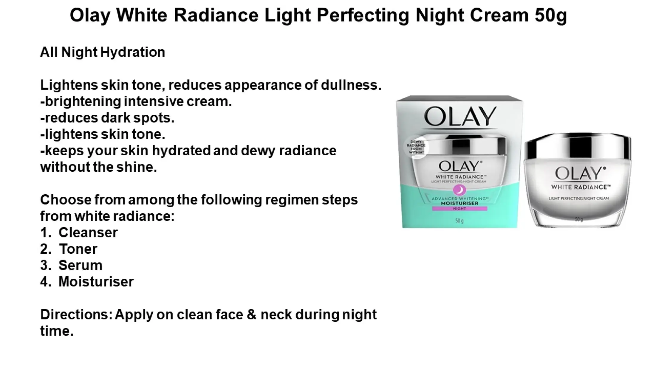 olay regimen steps