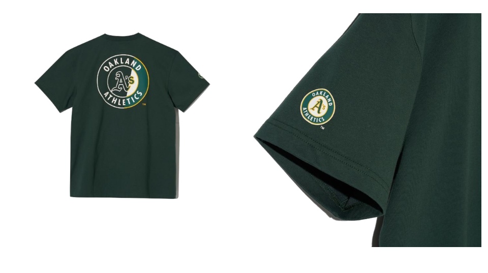 Oakland Athletics Dark Green Short Sleeve T-Shirt – New Era Malaysia