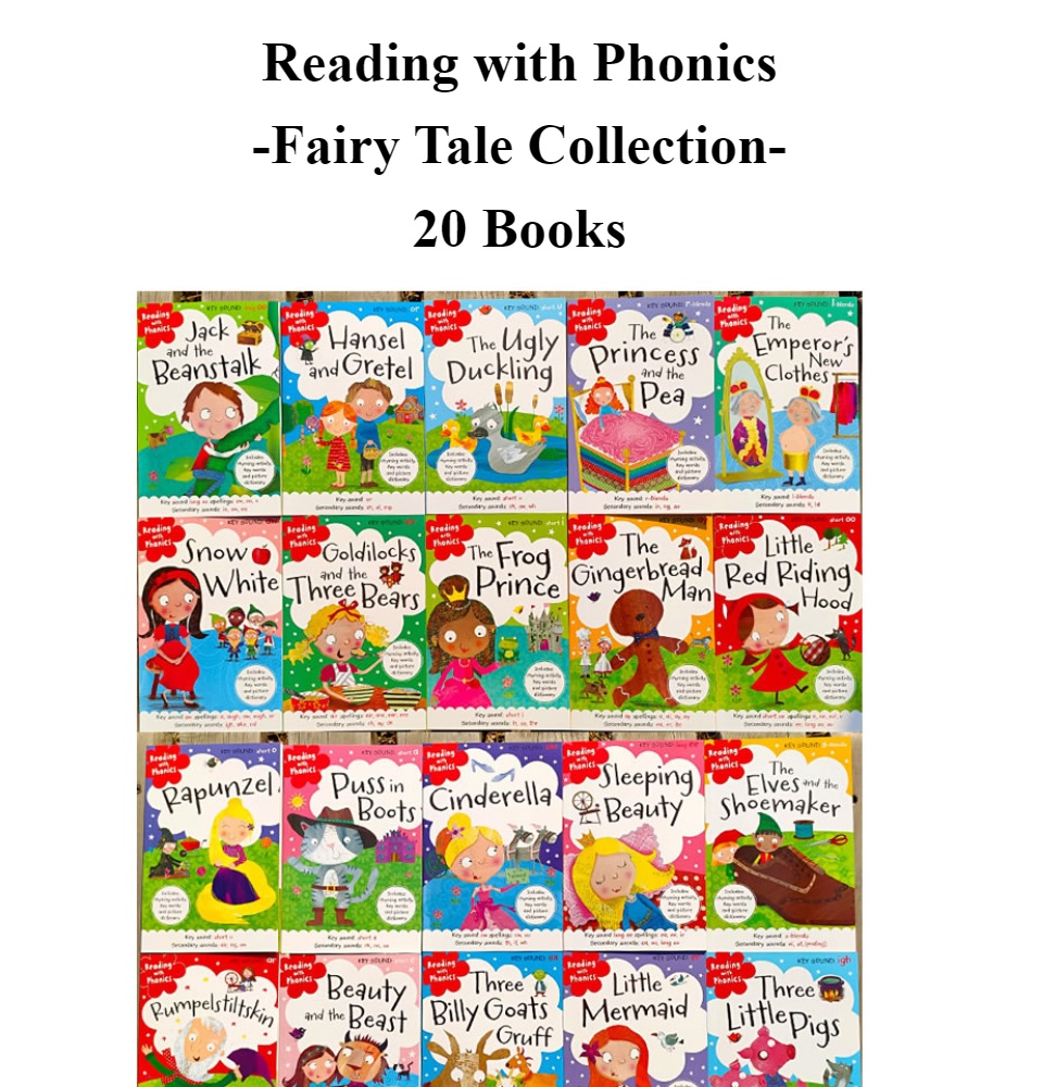 💥SG READY STOCK💥 [20 BOOKS] READING WITH PHONICS - FAIRY TALE 