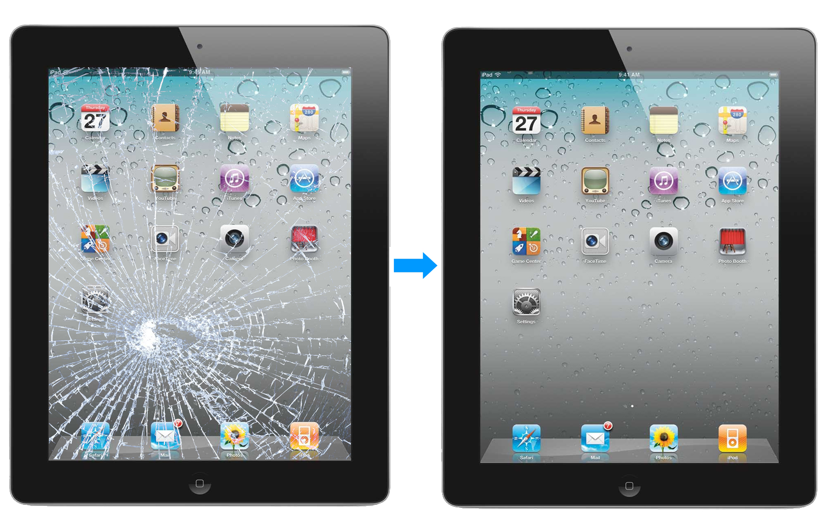 Ipad Glass Crack Replacement Service Mini 3 Lazada Singapore