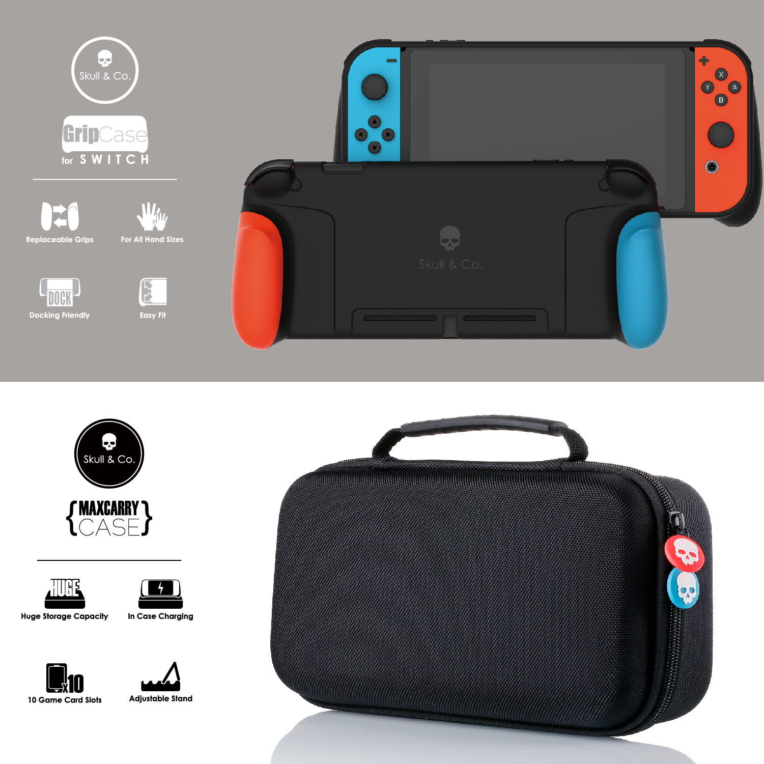 switch case skull and co