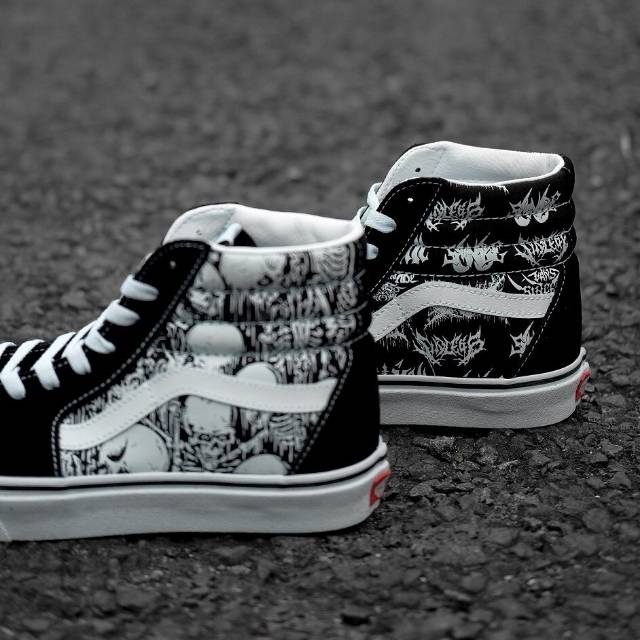 vans sk8 hi forgotten bones