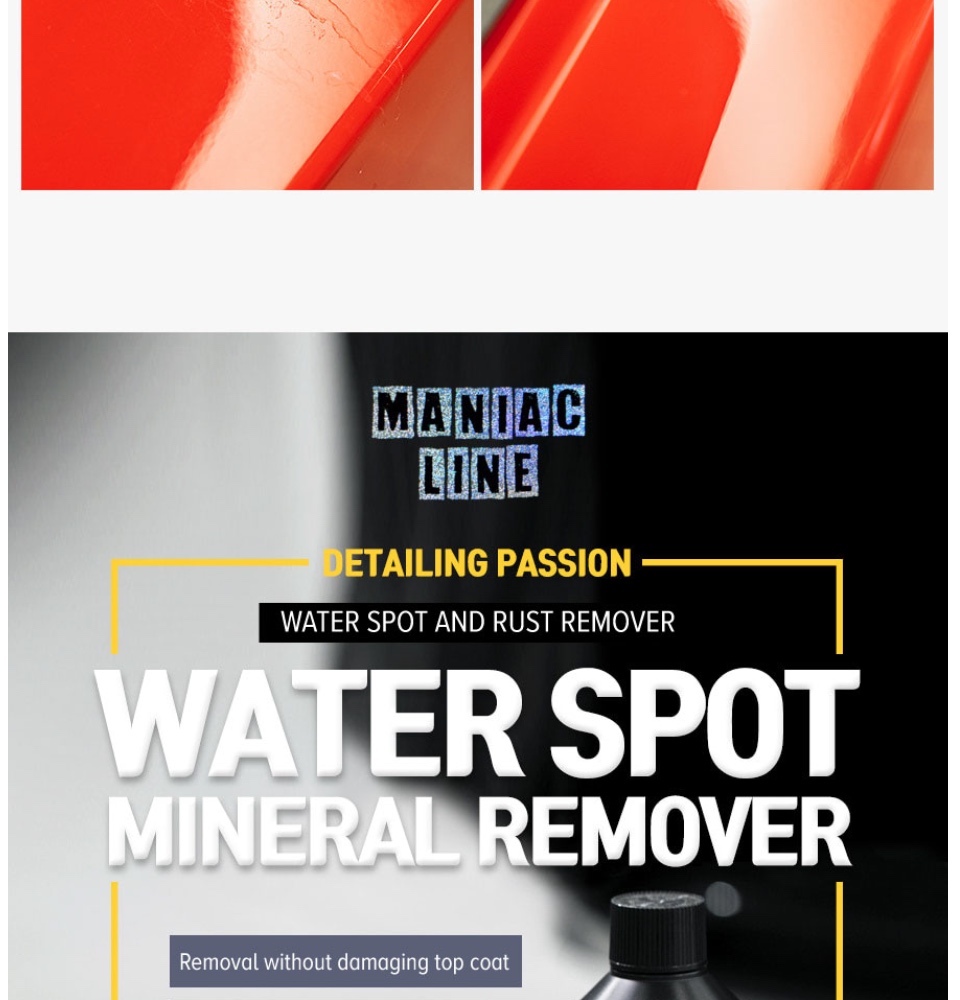 Mafra Maniac Line Water Spot Mineral Remover 500ml (Decontaminant