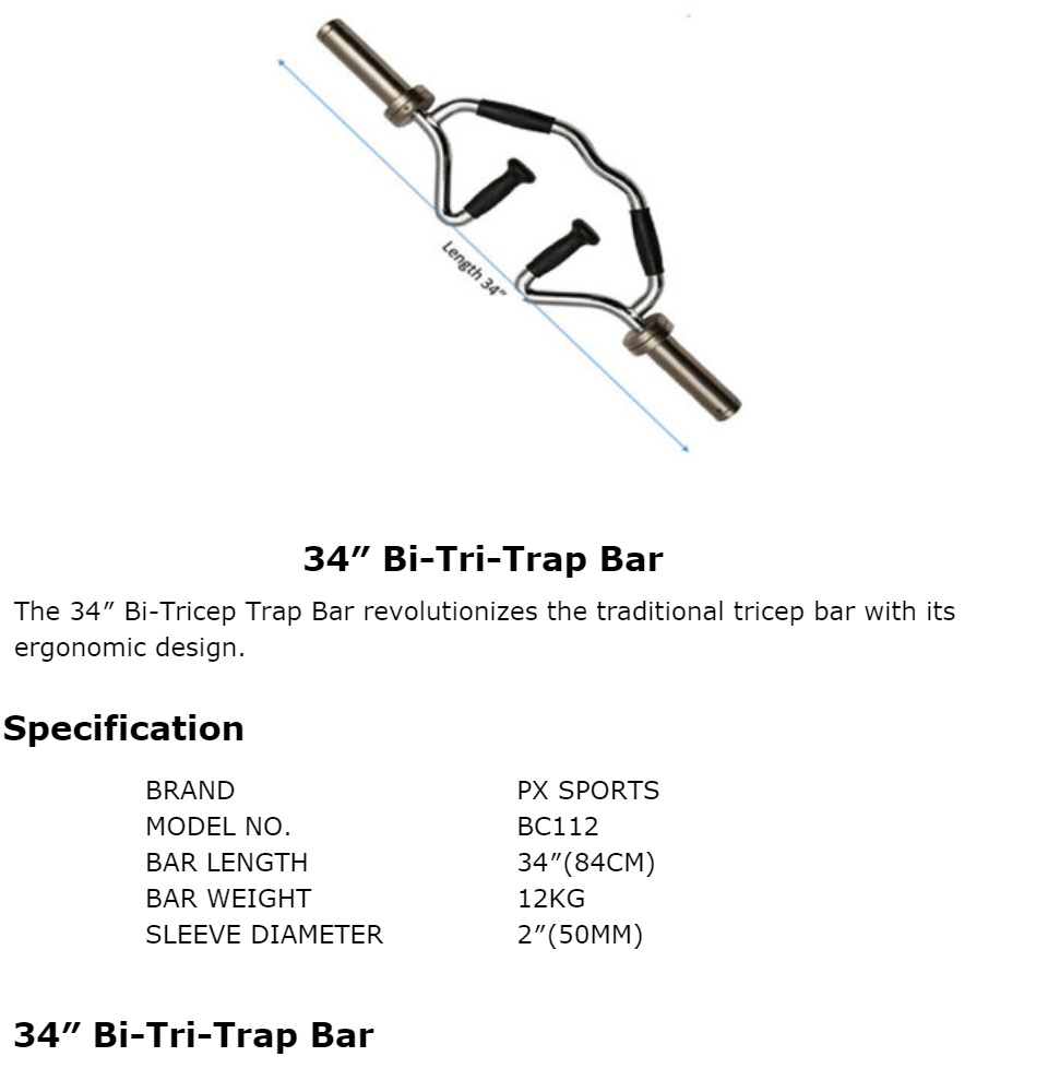 Bi tri trap bar hot sale