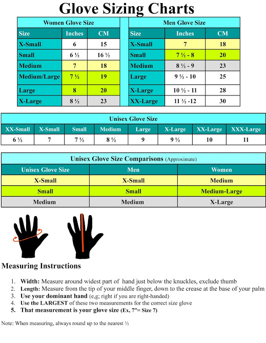 Nike Training Gloves Size Chart