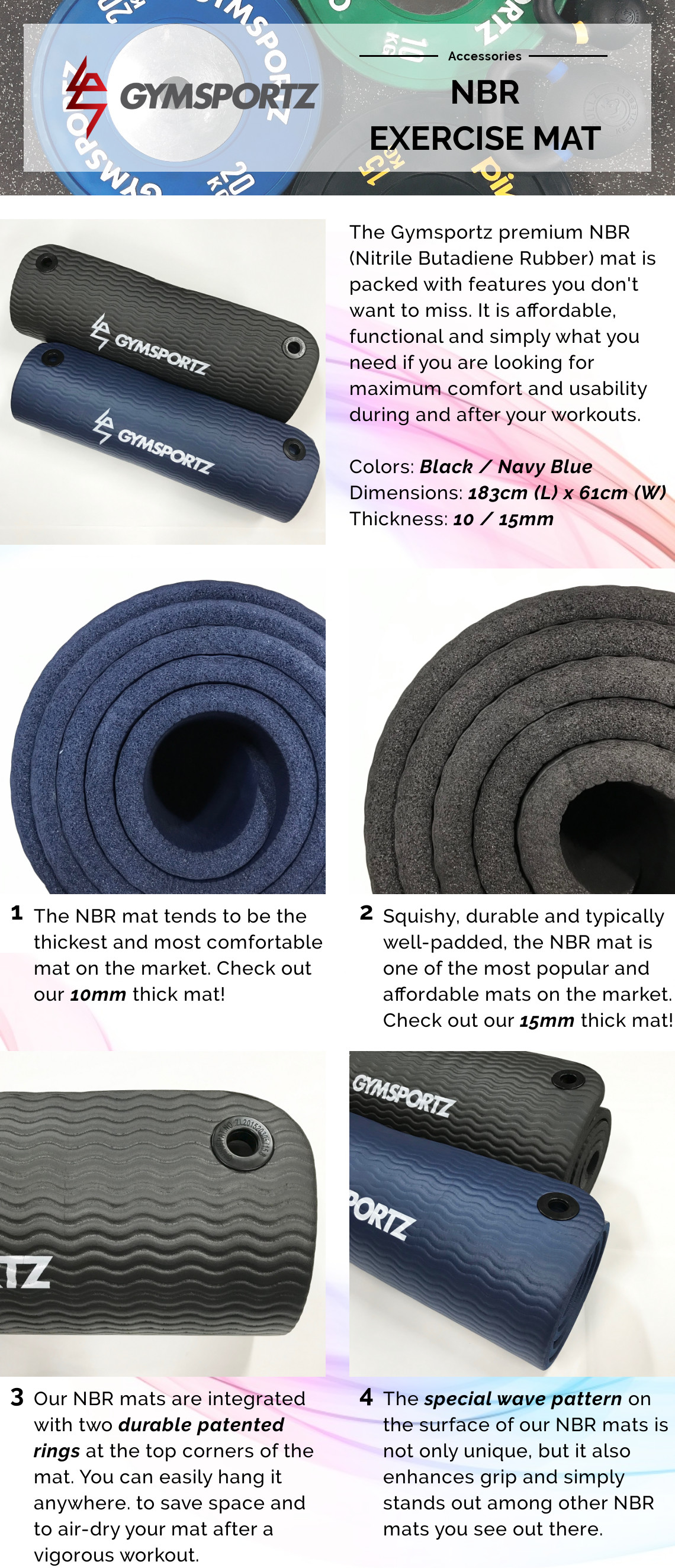 Nbr Exercise Mat Buy Sell Online Yoga Mats With Cheap Price