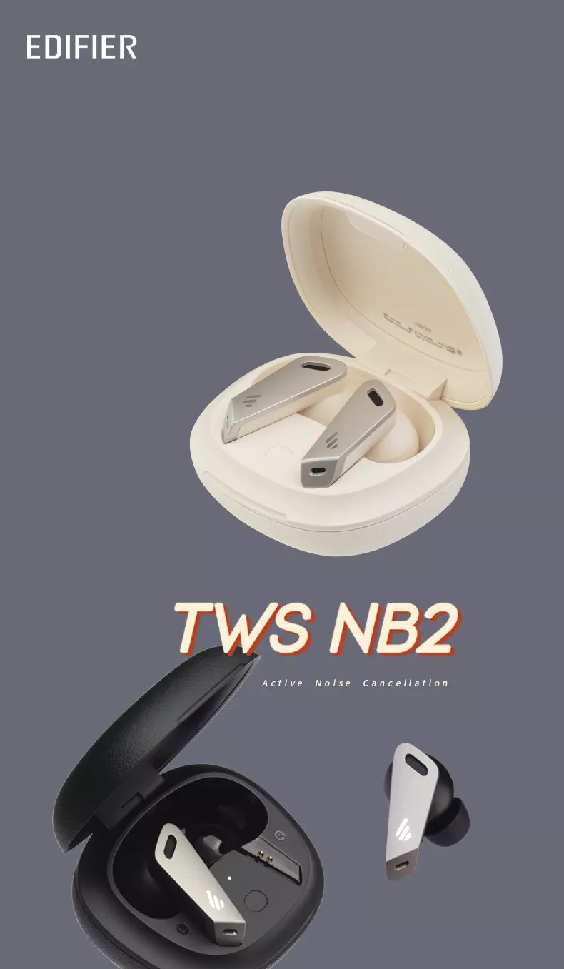edifier tws nb2 true wireless active noise canceling earbuds