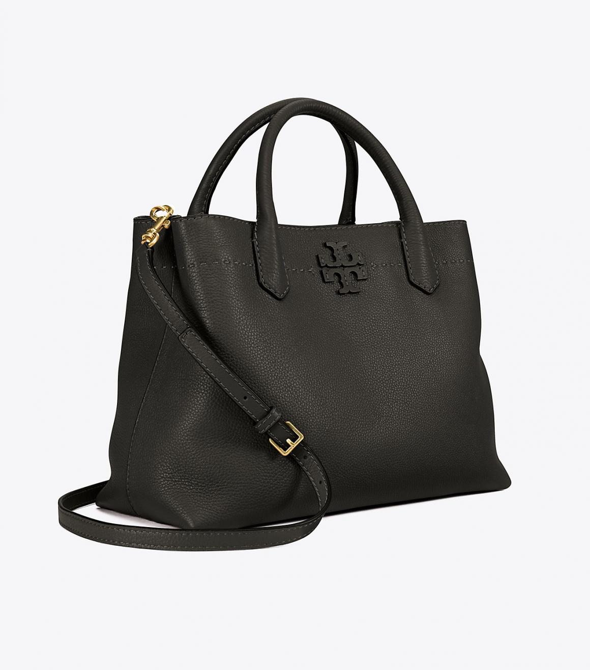 tory burch mcgraw satchel black