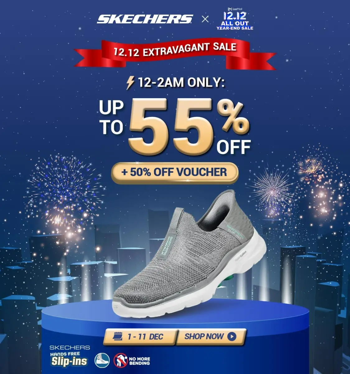 Shop at Skechers | lazada.sg
