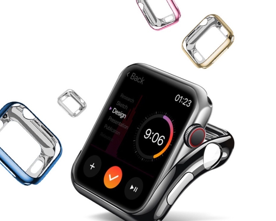 Sg Apple Watch 38 40 Mm 42 44 Mm Series 5 4 Clear Silicone Tpu Casing Cover Lazada Singapore