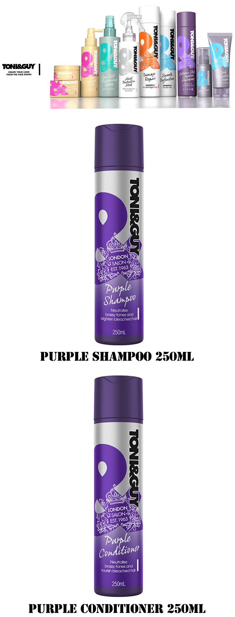 Fr 6 60 Per Bottle 3x Toni And Guy Purple Shampoo 250ml Lazada Singapore