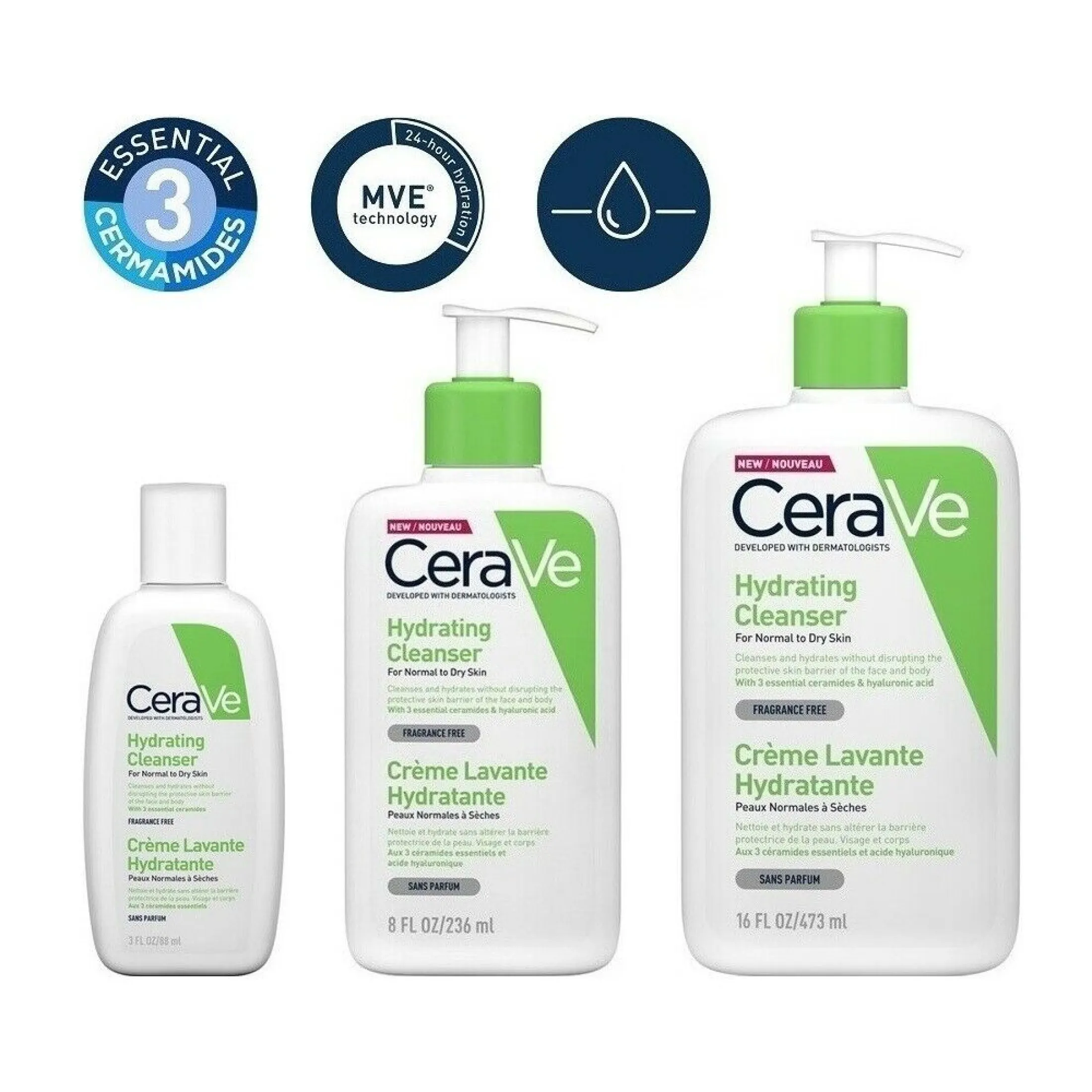 cerave hydrating cleanser 88ml