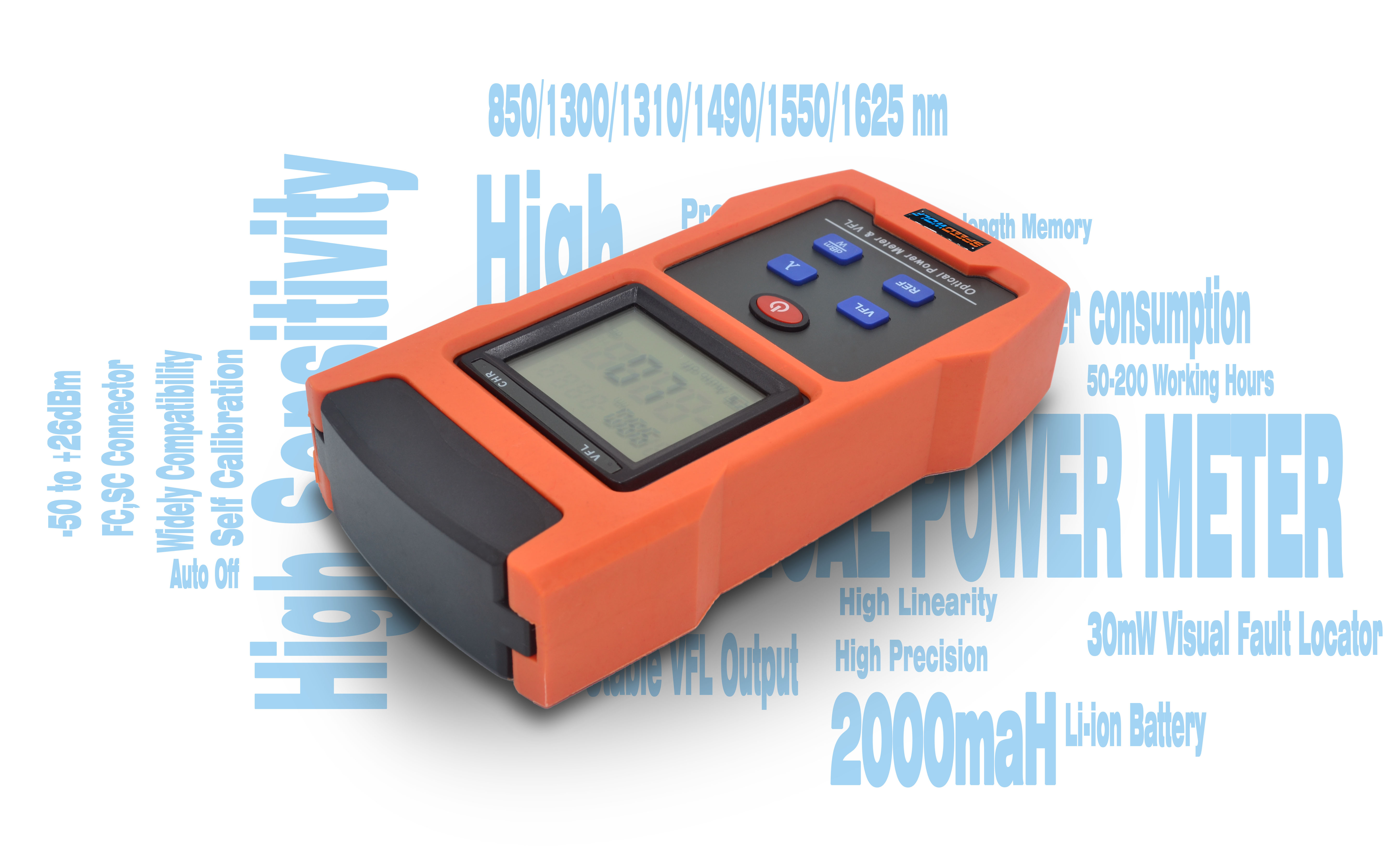 Digital Tachometer 2.5RPM Tachometer Tachometer 99.999RPM Transparent