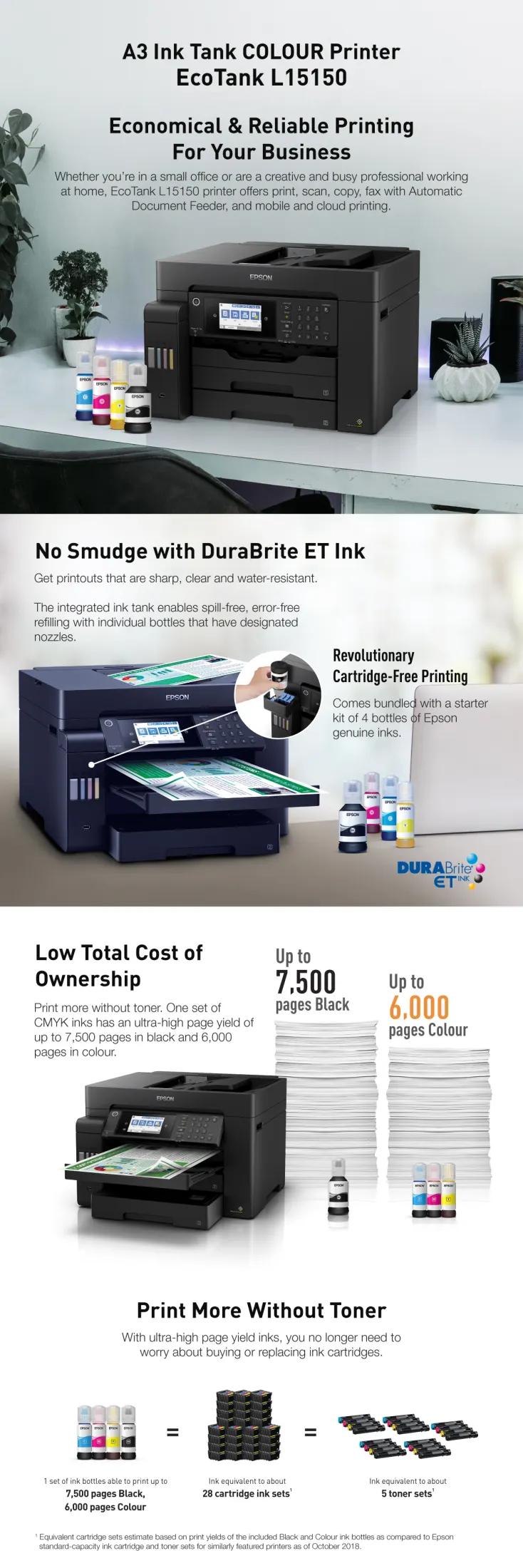 epson l15150 specification