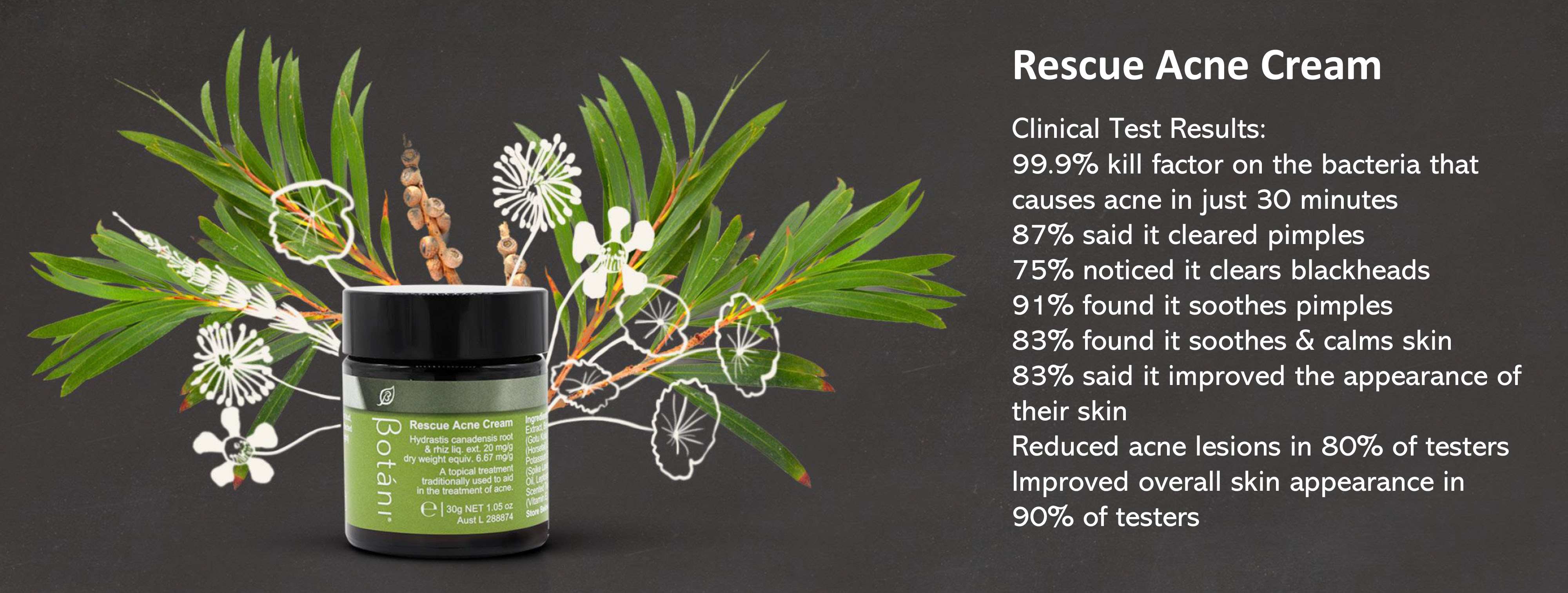 botani rescue acne cream