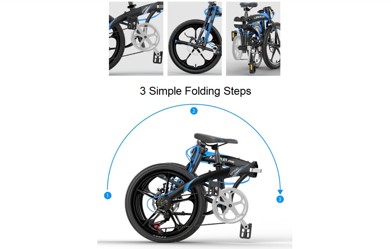 lankeleisi folding bike review