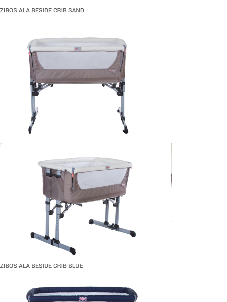 zibos ala bedside crib