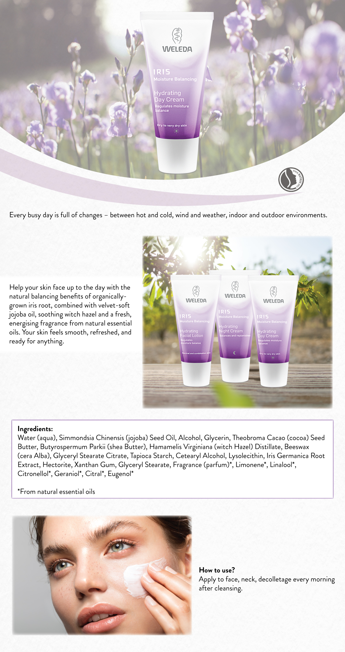 weleda iris day cream
