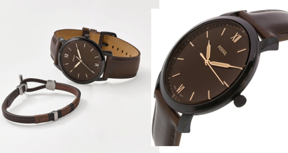 Fossil FS5557SET The Minimalist Brown 
