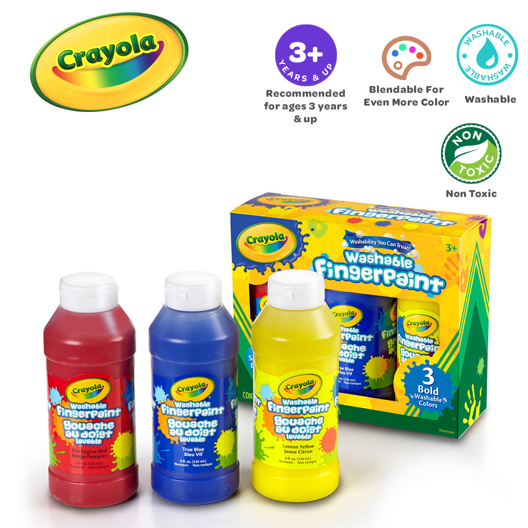 crayola washable finger paint safe for babies
