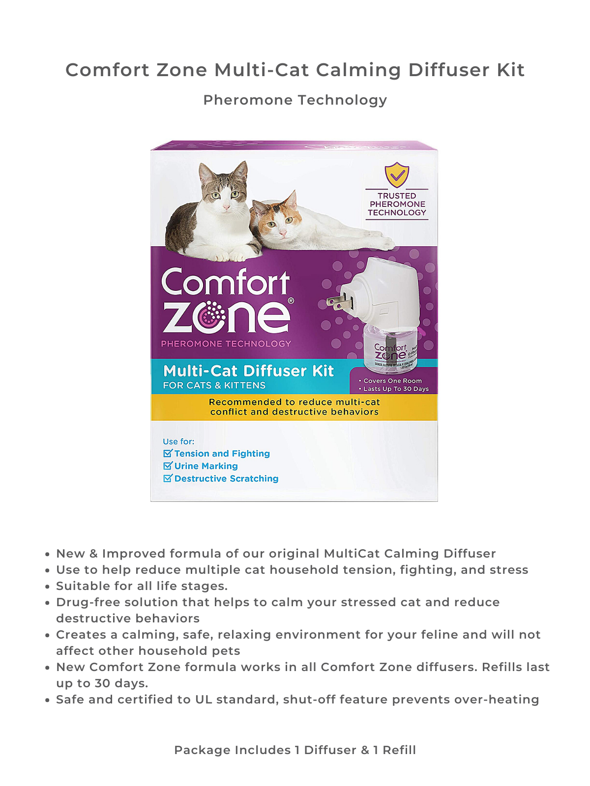 comfort zone cat calming diffuser