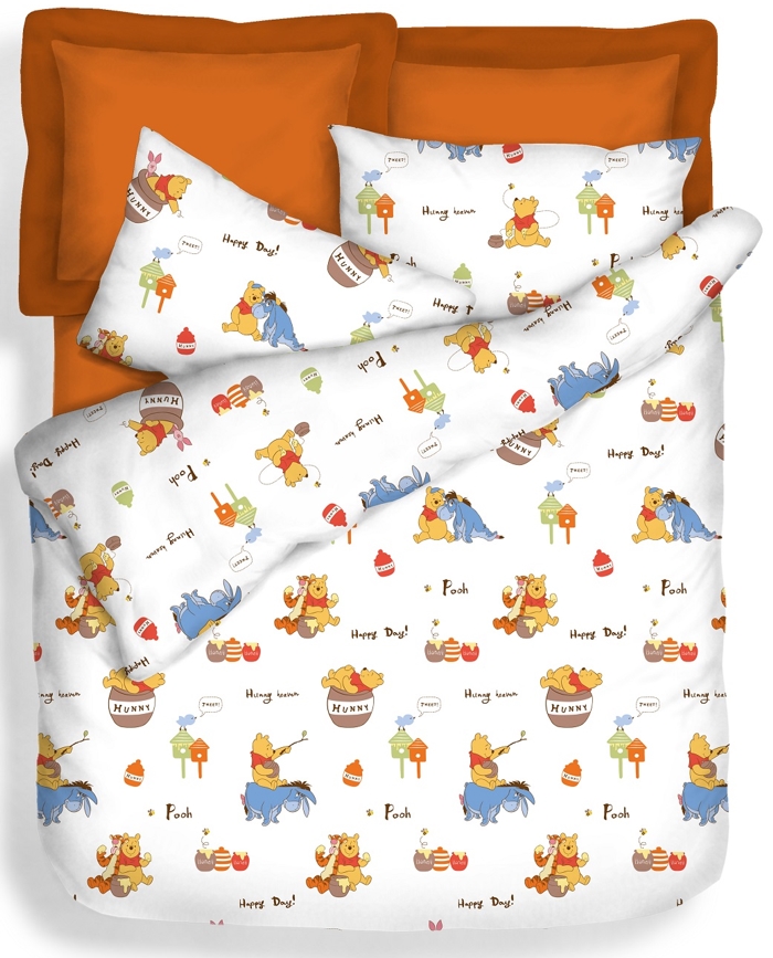 Disney S Winnie The Pooh Disney Microluxe Happy Day Fitted