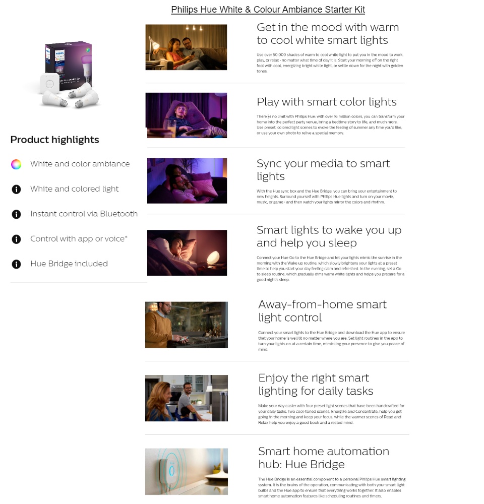 Buy Philips Hue Play White and Color Ambiance Duo Starter Pack