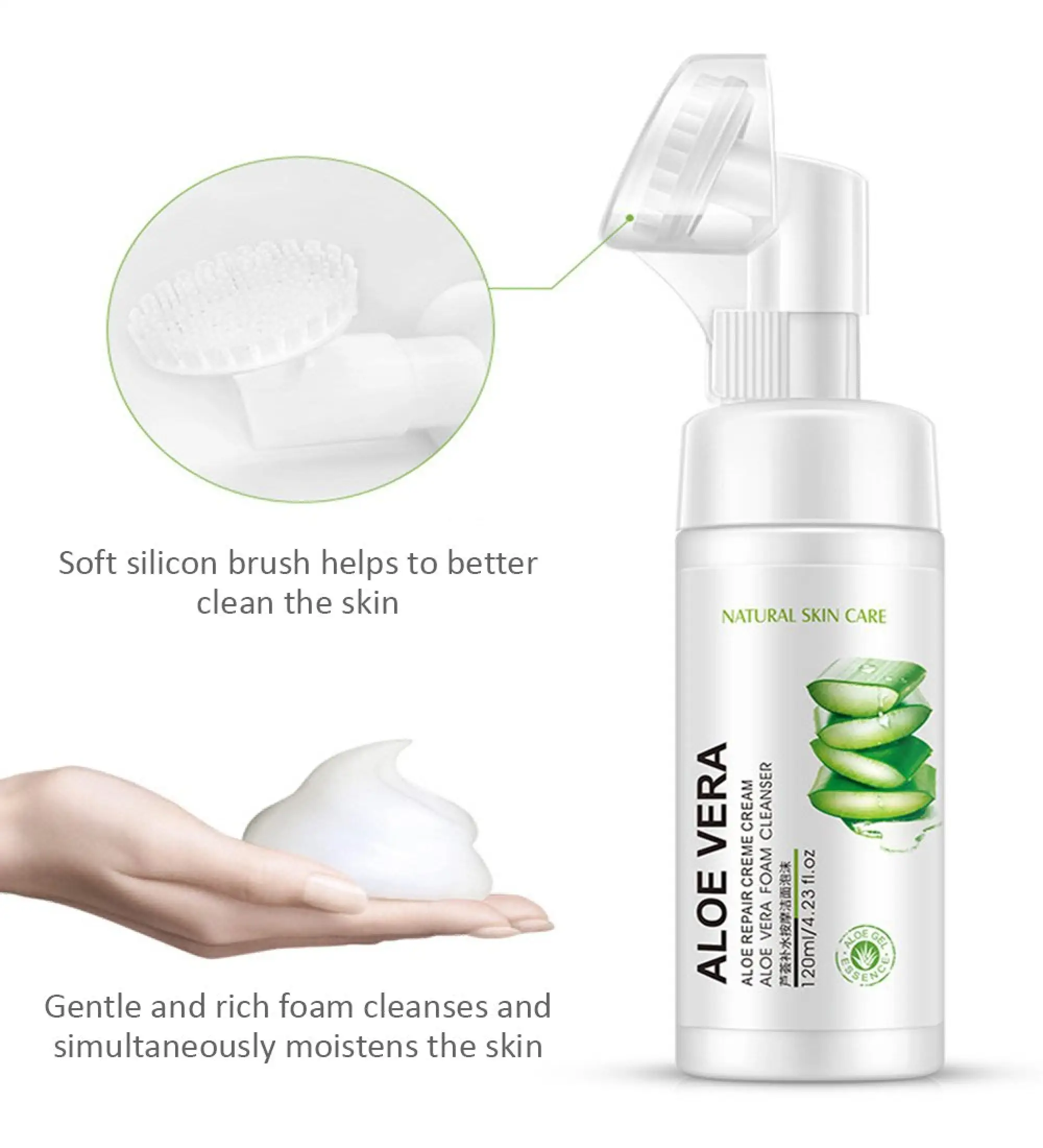 aloe deep cleansing foam