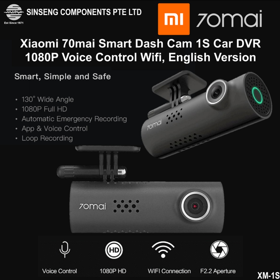 dvr xiaomi dash cam 1s qdj4032gl